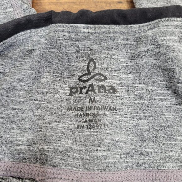 Prana Leggings Women's sz M Heathered Grey Tori Leggings w/Cutouts Active/Gym - Picture 4 of 8